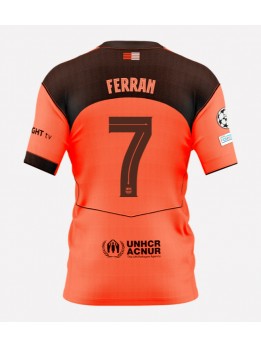 Moški Nogometna dresi replika Barcelona Ferran Torres #7 Tretji 2025-26 Kratek rokav